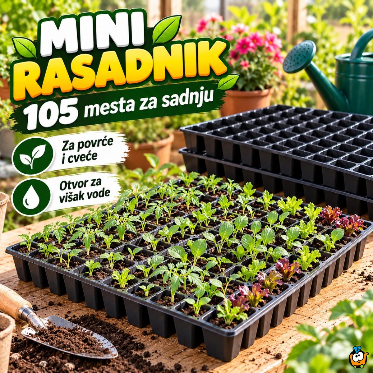 Mini rasadnik - Sadna tacna za 105 biljaka