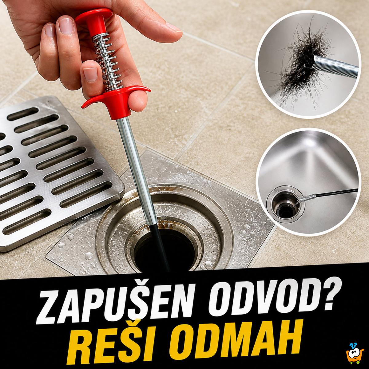 Alat za otčepljivanje odvoda za 10 sekundi i to bez hemije