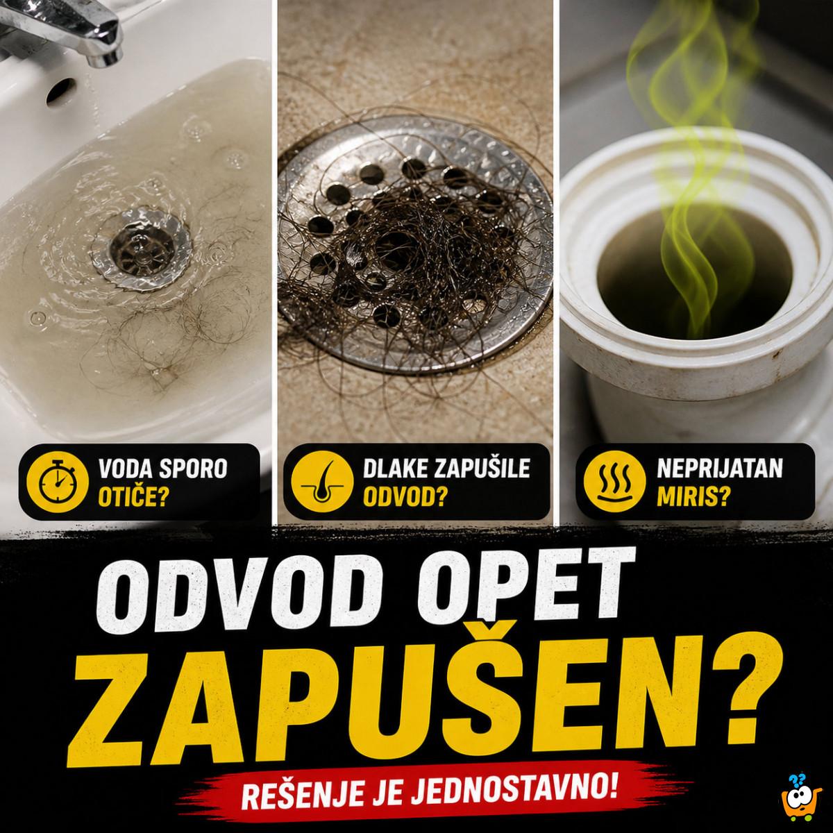 Alat za otčepljivanje odvoda za 10 sekundi i to bez hemije