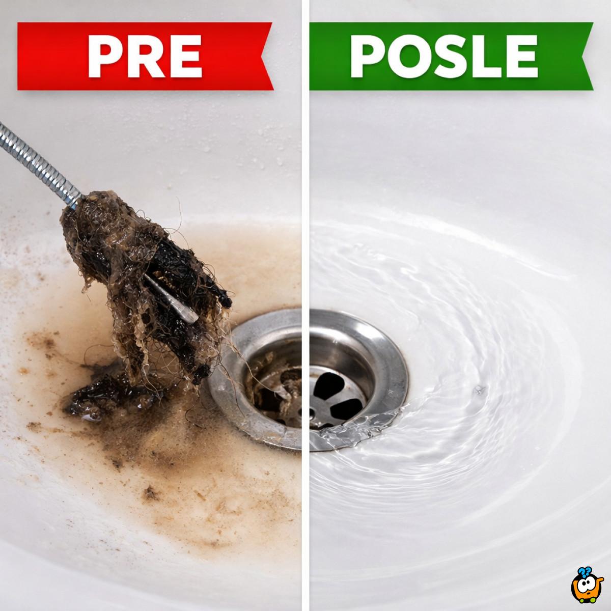 Alat za otčepljivanje odvoda za 10 sekundi i to bez hemije