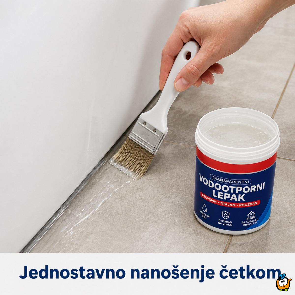 Transparentni vodootporni lepak za pukotine, pločice, beton, drvo i krov