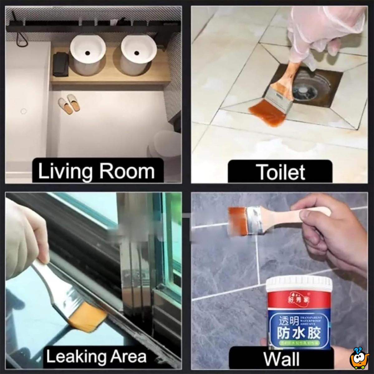 Transparentni vodootporni lepak