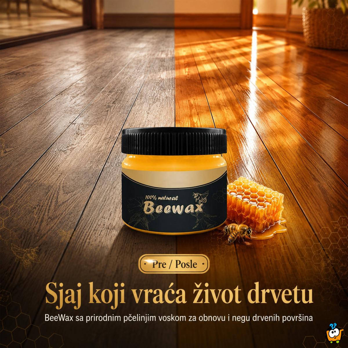 BEEWAX pčelinji vosak za drvo – obnova, sjaj i zaštita nameštaja