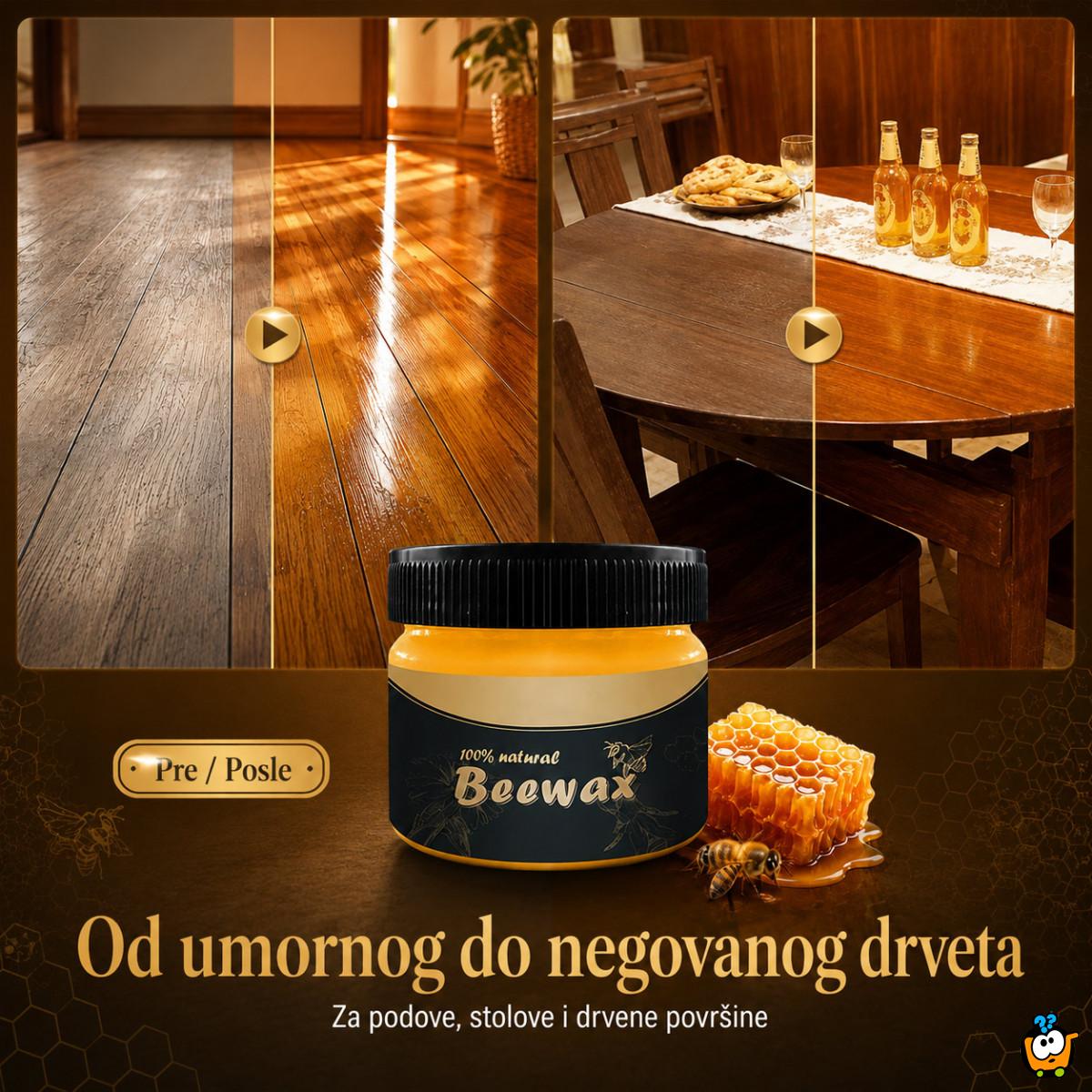 BEEWAX pčelinji vosak za drvo – obnova, sjaj i zaštita nameštaja