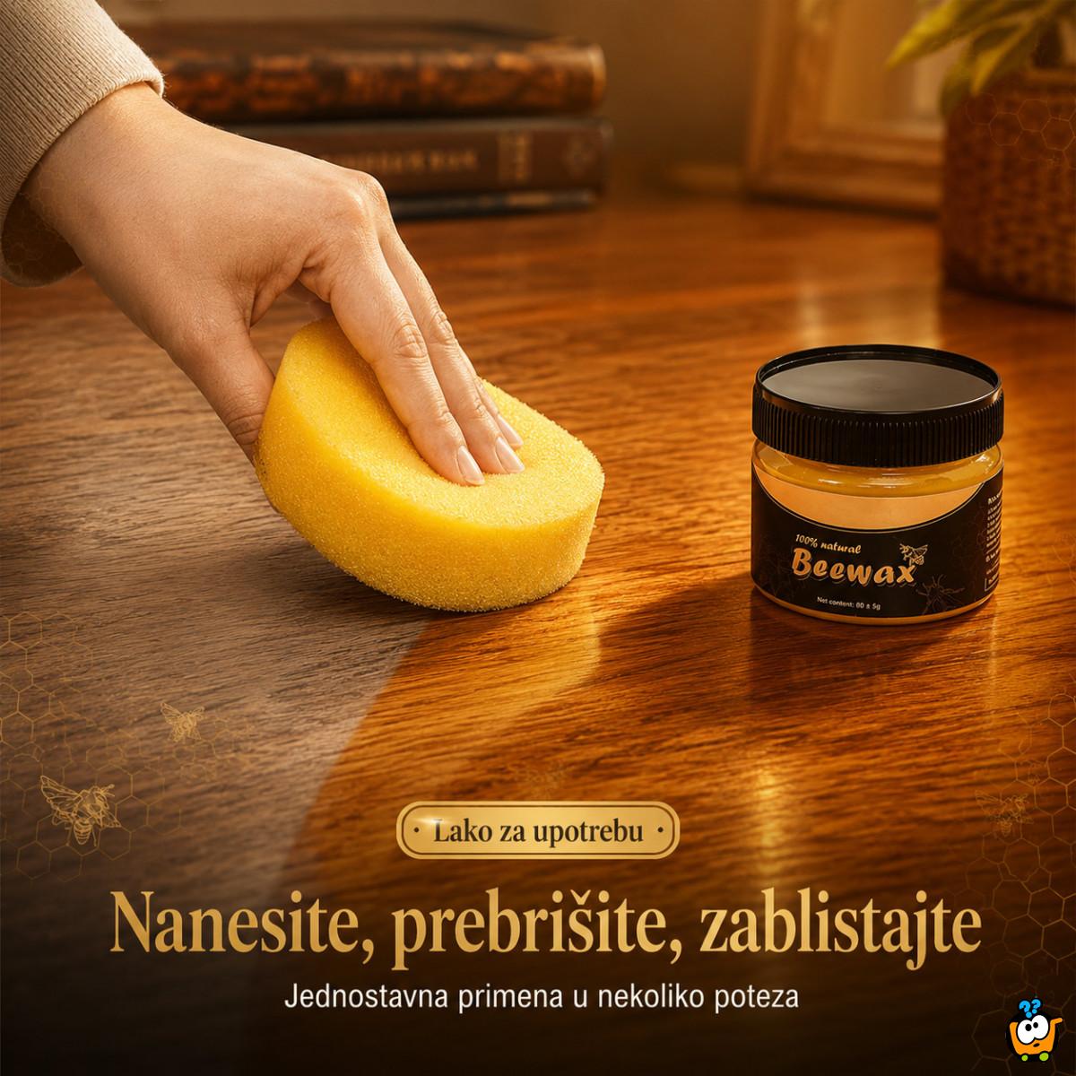 BEEWAX pčelinji vosak za drvo – obnova, sjaj i zaštita nameštaja