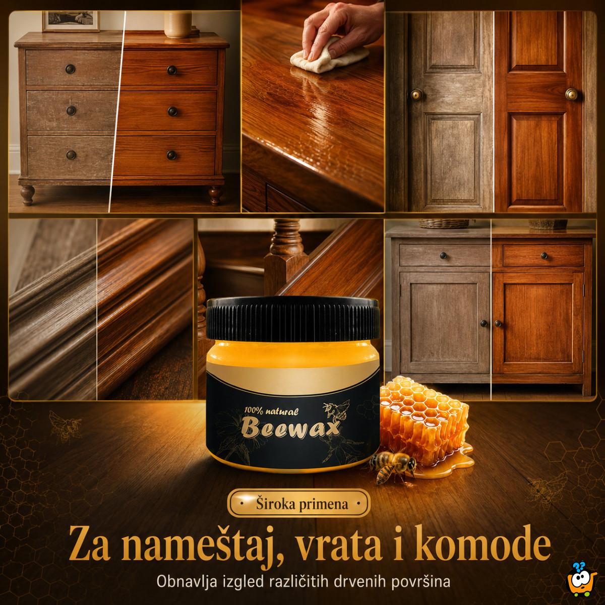 BEEWAX pčelinji vosak za drvo – obnova, sjaj i zaštita nameštaja
