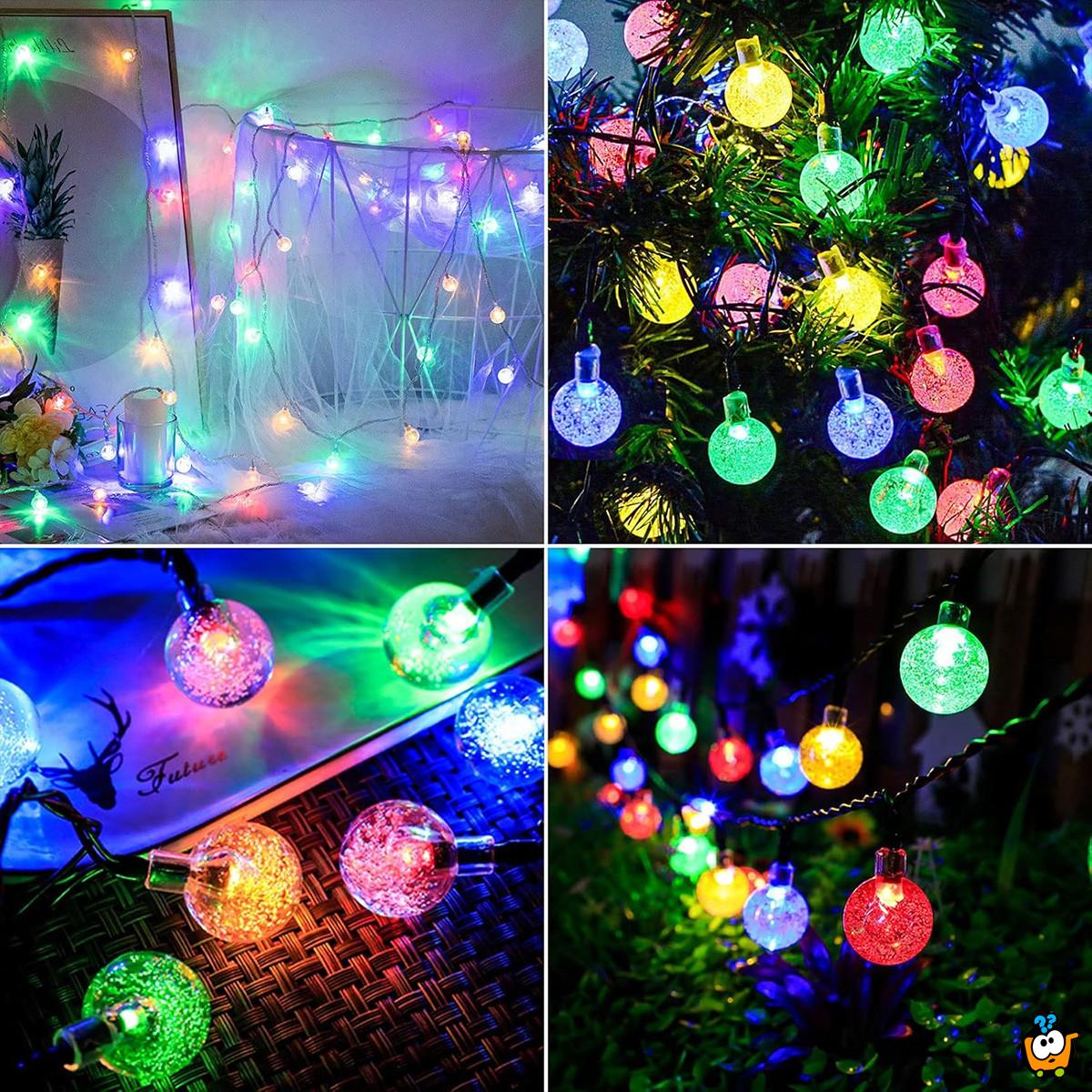 Color Magic Lights - Niz šarenih svetlećih kuglica 3m