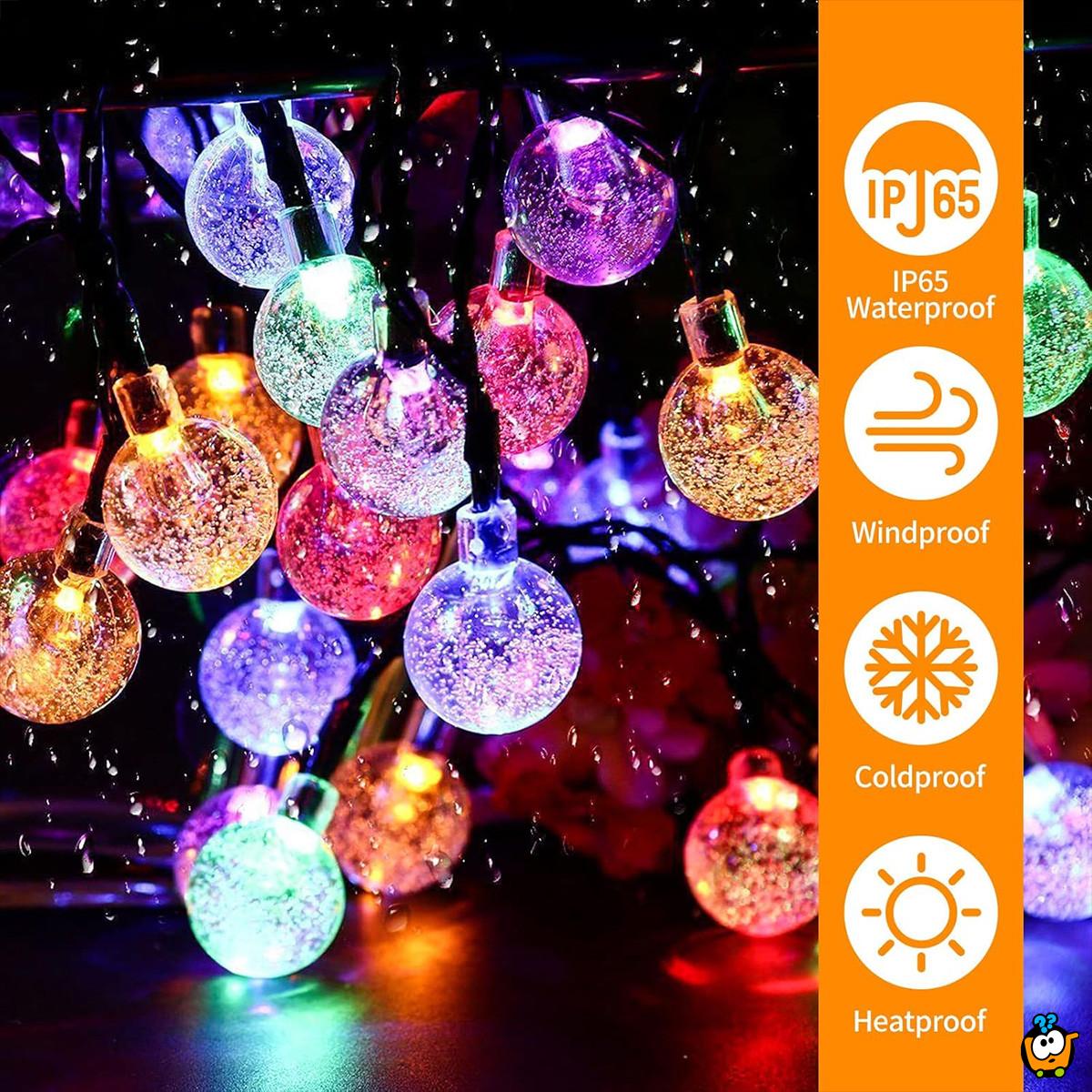 Color Magic Lights - Niz šarenih svetlećih kuglica 3m