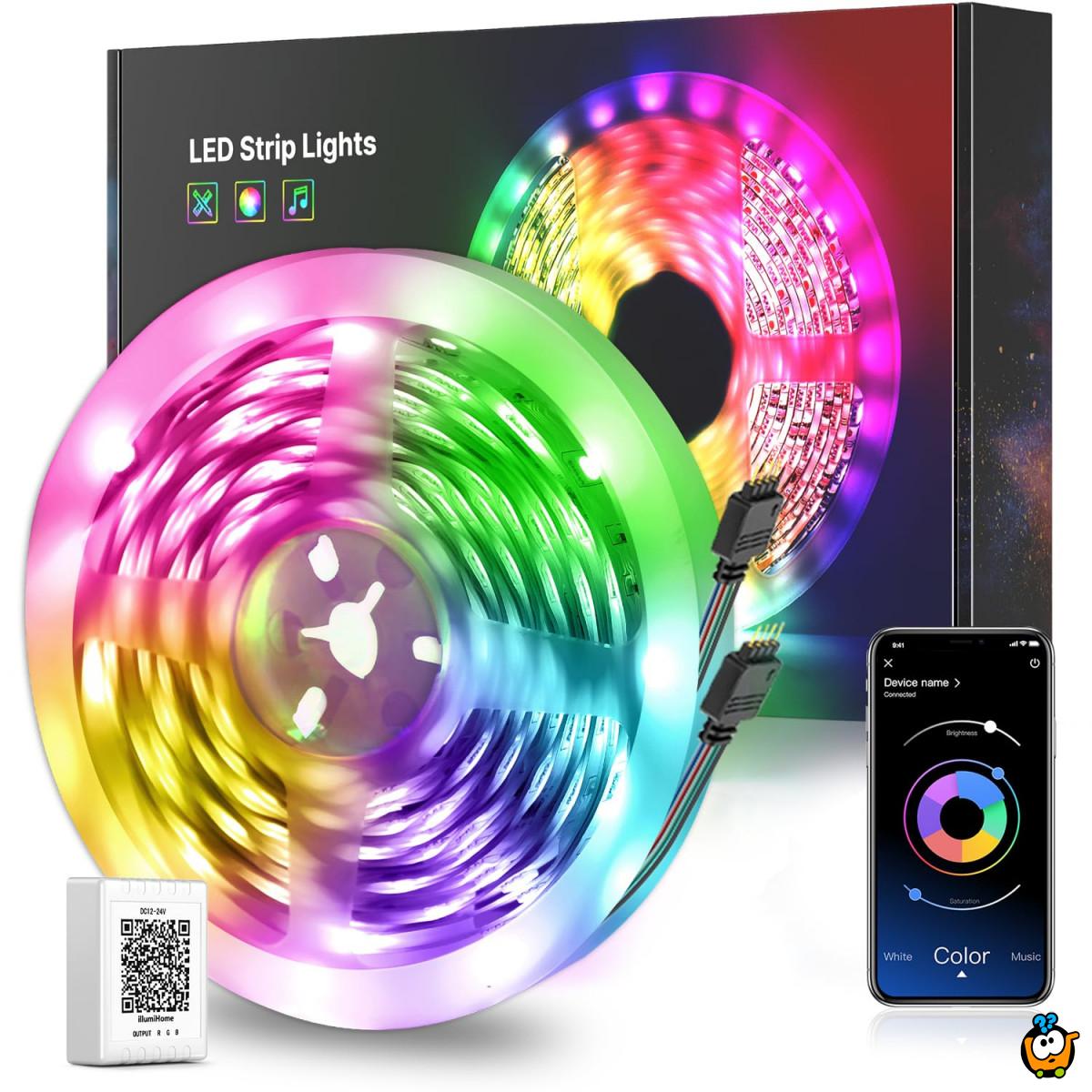 Smart lampice od 20m i 200 svetiljki + app za kontrolu telefonom