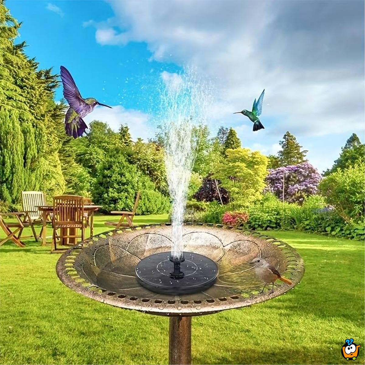 Dvorišna solarna fontana - Novo srce Vašeg vrta