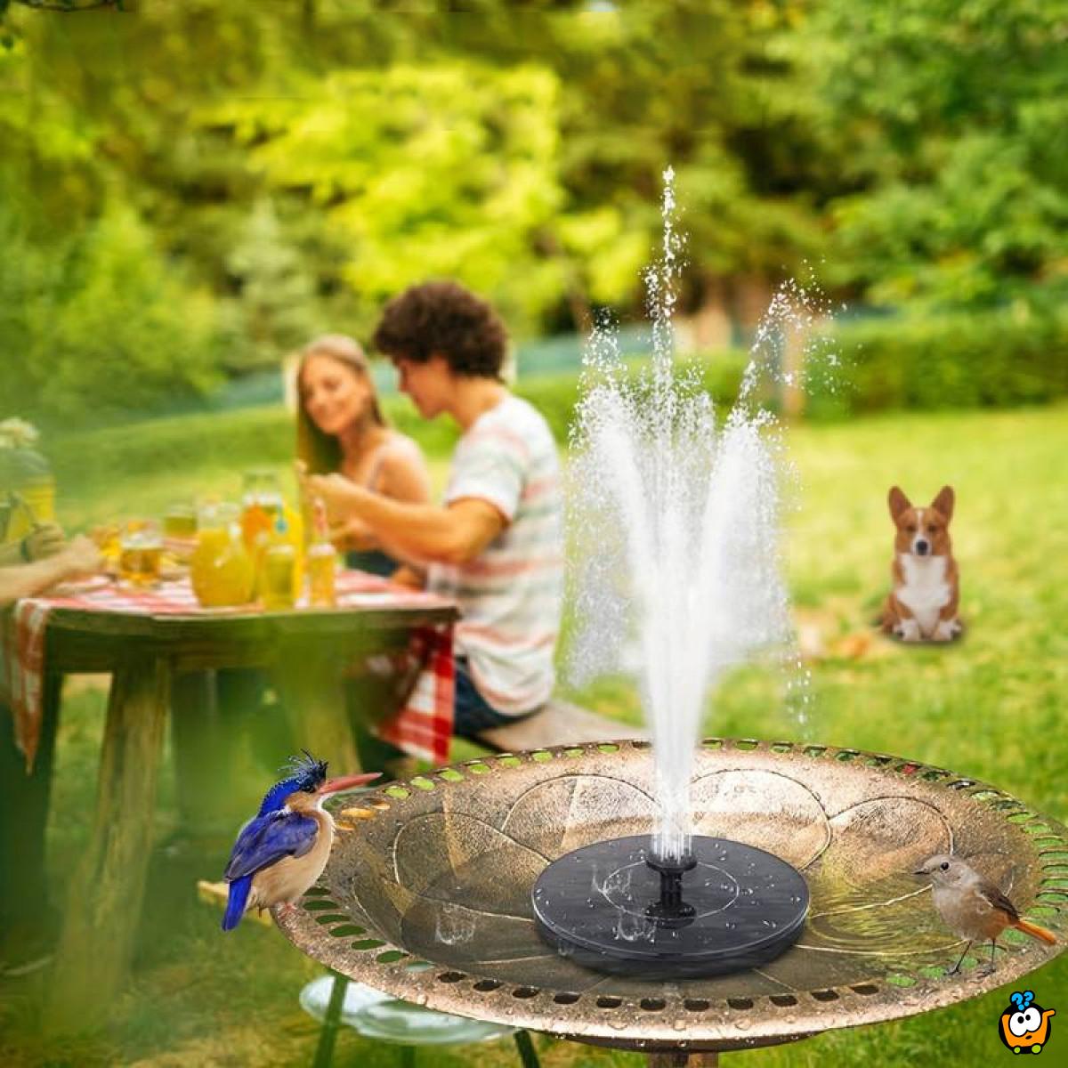 Dvorišna solarna fontana - Novo srce Vašeg vrta