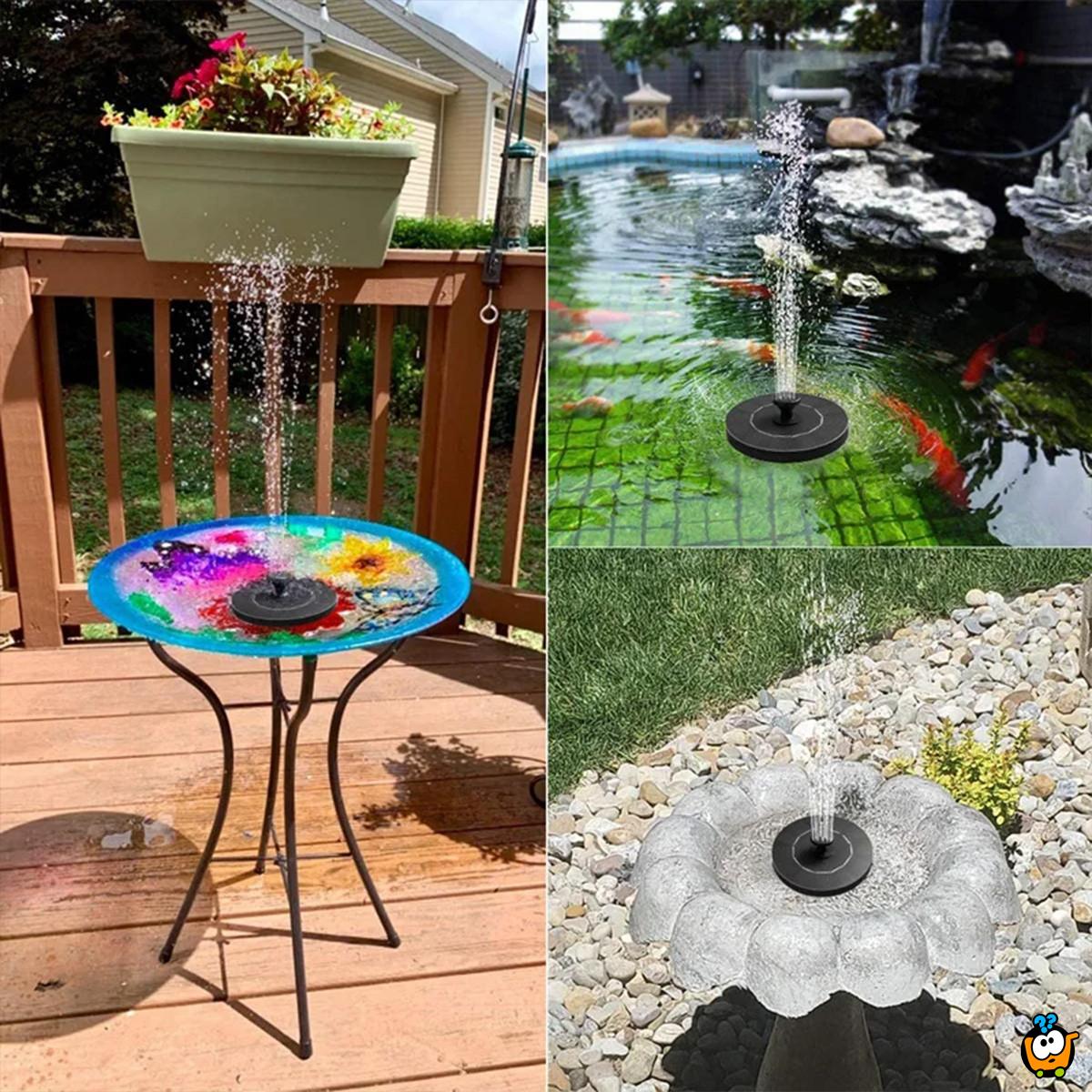 Dvorišna solarna fontana - Novo srce Vašeg vrta