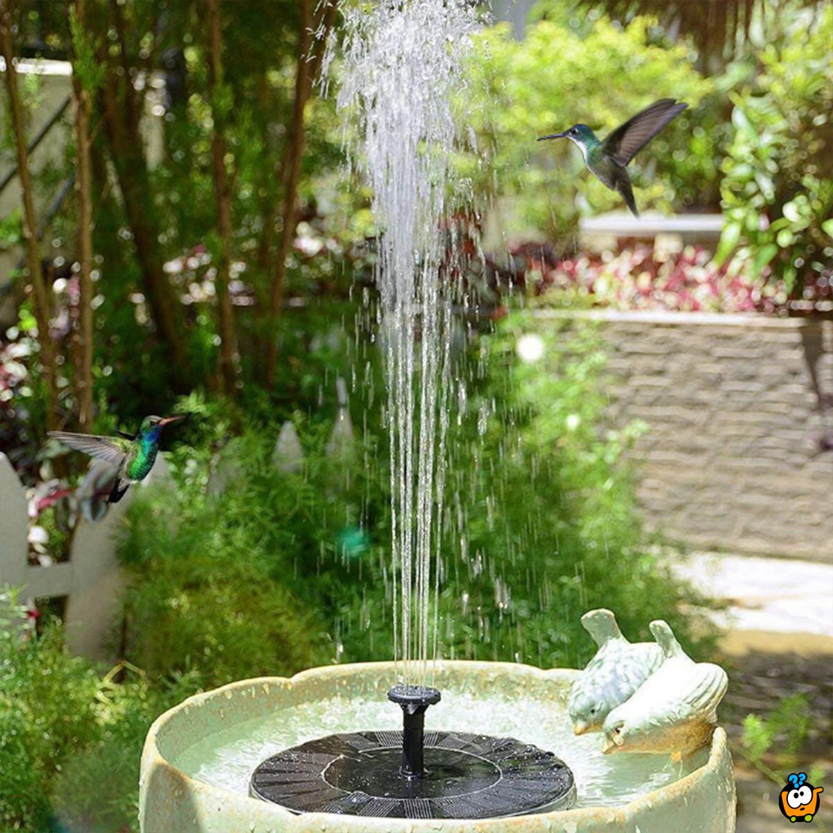 Dvorišna solarna fontana - Novo srce Vašeg vrta