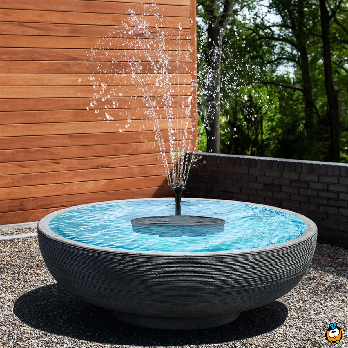 Dvorišna solarna fontana - Novo srce Vašeg vrta