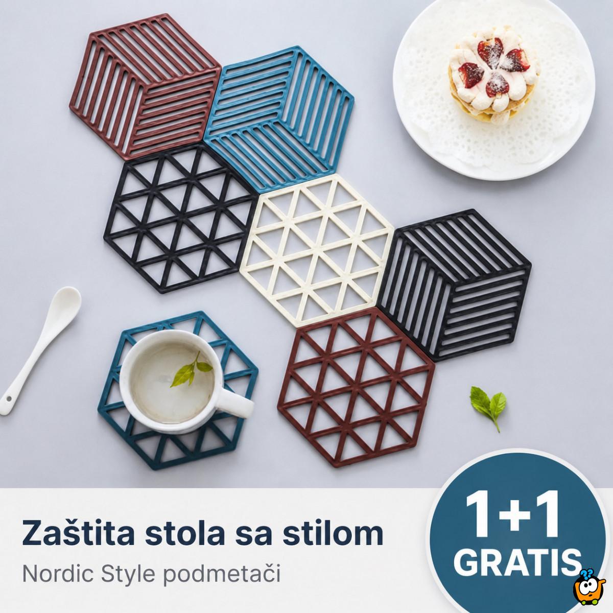 1+1 GRATIS Nordic Style - Dekorativni podmetač za čaše i šolje