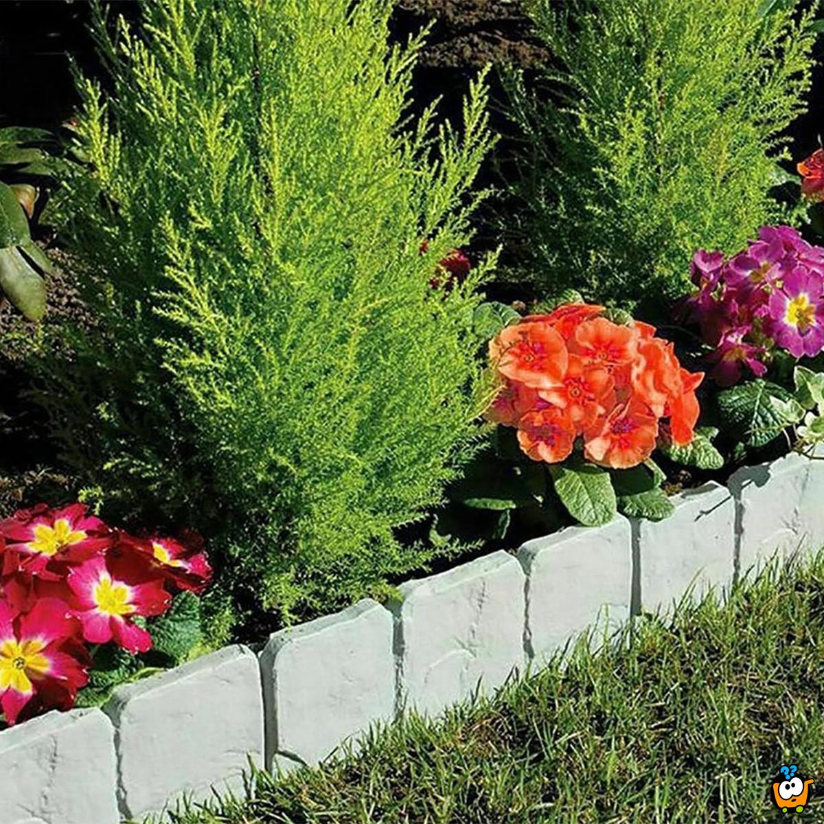 Stone fence – Set od 10 fleksibilnih ogradica za baštu