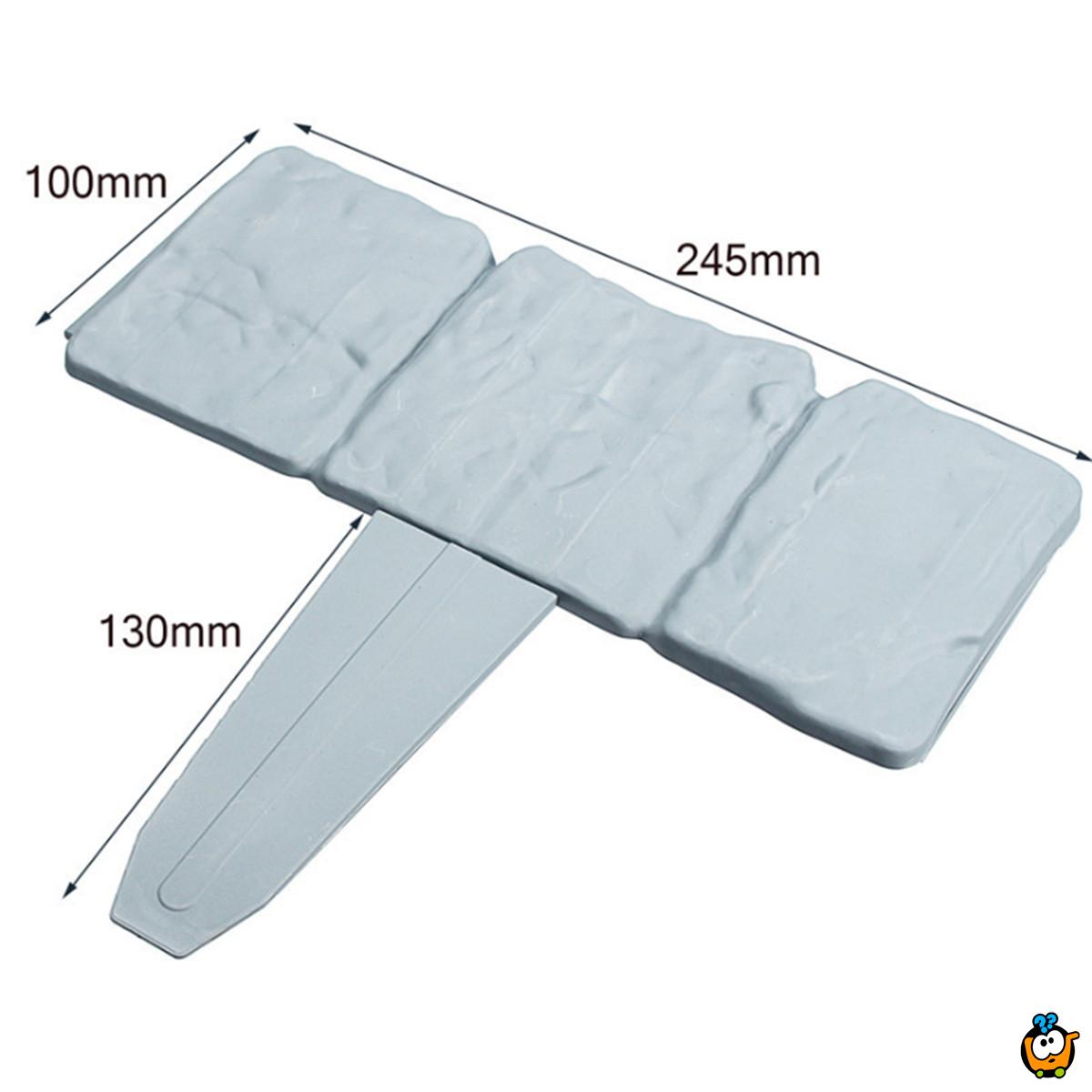 Stone fence – Set od 10 fleksibilnih ogradica za baštu