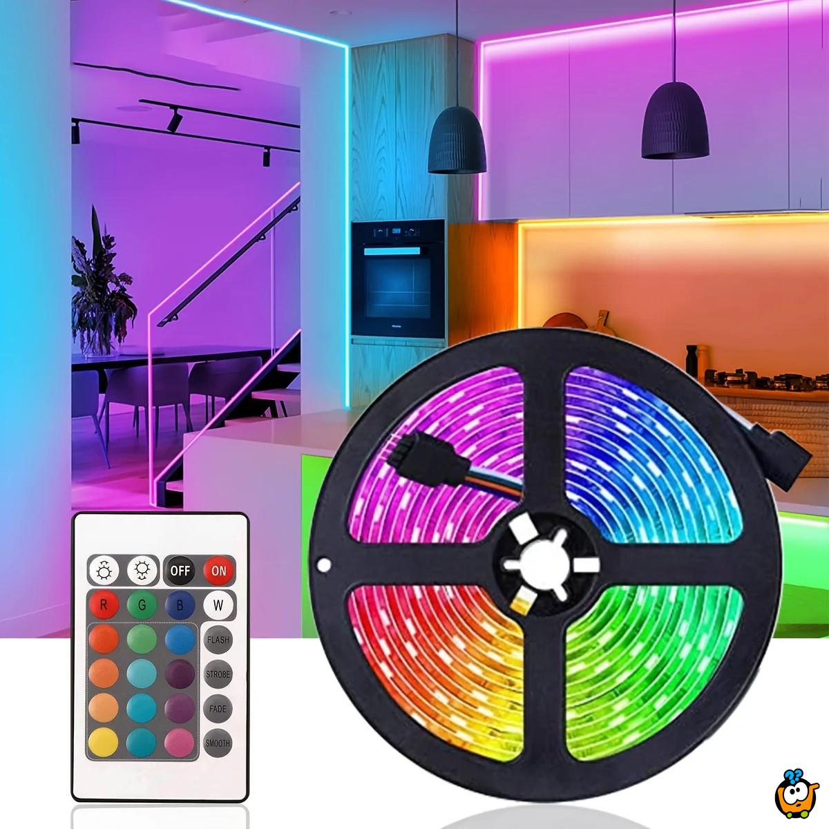 RGB LED traka sa daljinskim - ambijentalno osvetljenje za dom