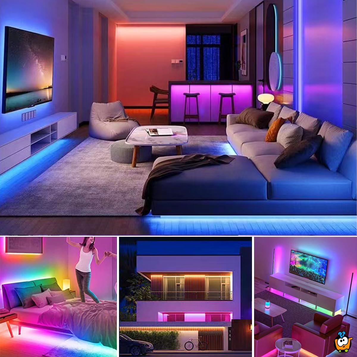 RGB LED traka sa daljinskim - ambijentalno osvetljenje za dom