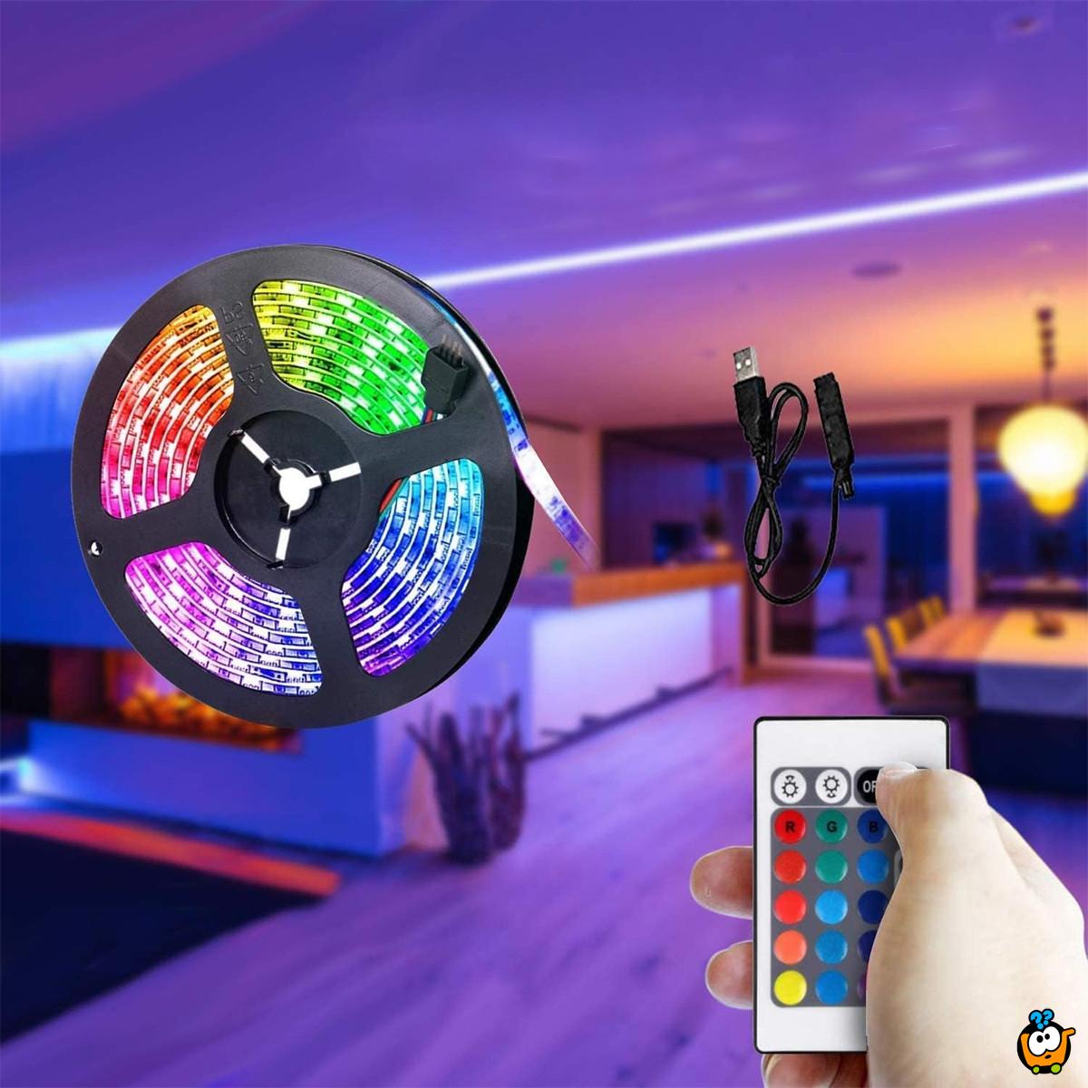 RGB LED traka sa daljinskim - ambijentalno osvetljenje za dom