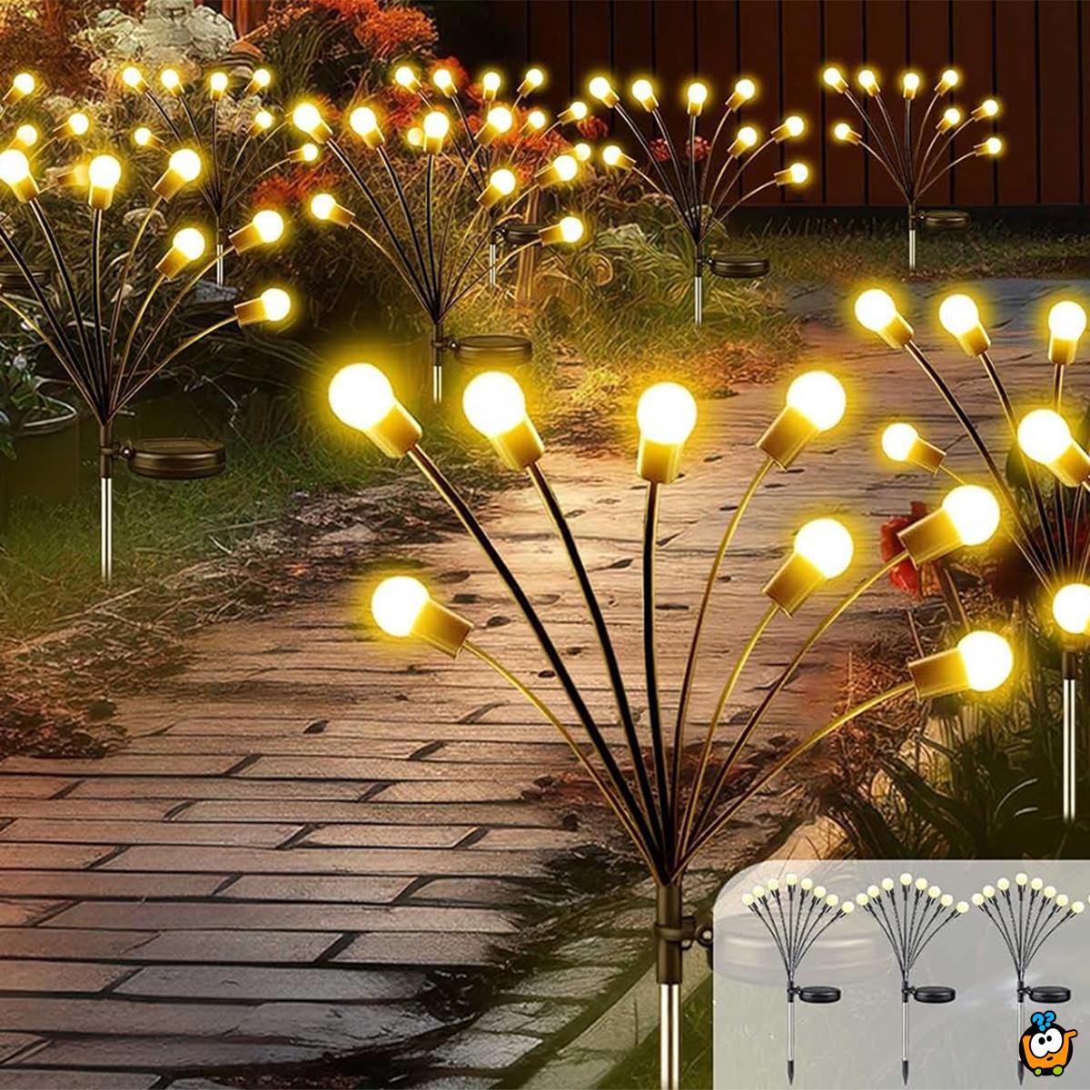 Buket dvorišnih LED solarnih lampica