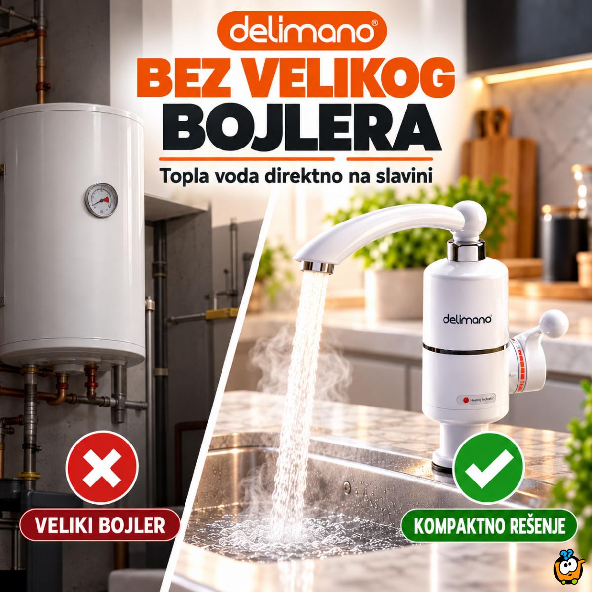 Delimano slavina sa instant grejačem – topla voda bez bojlera