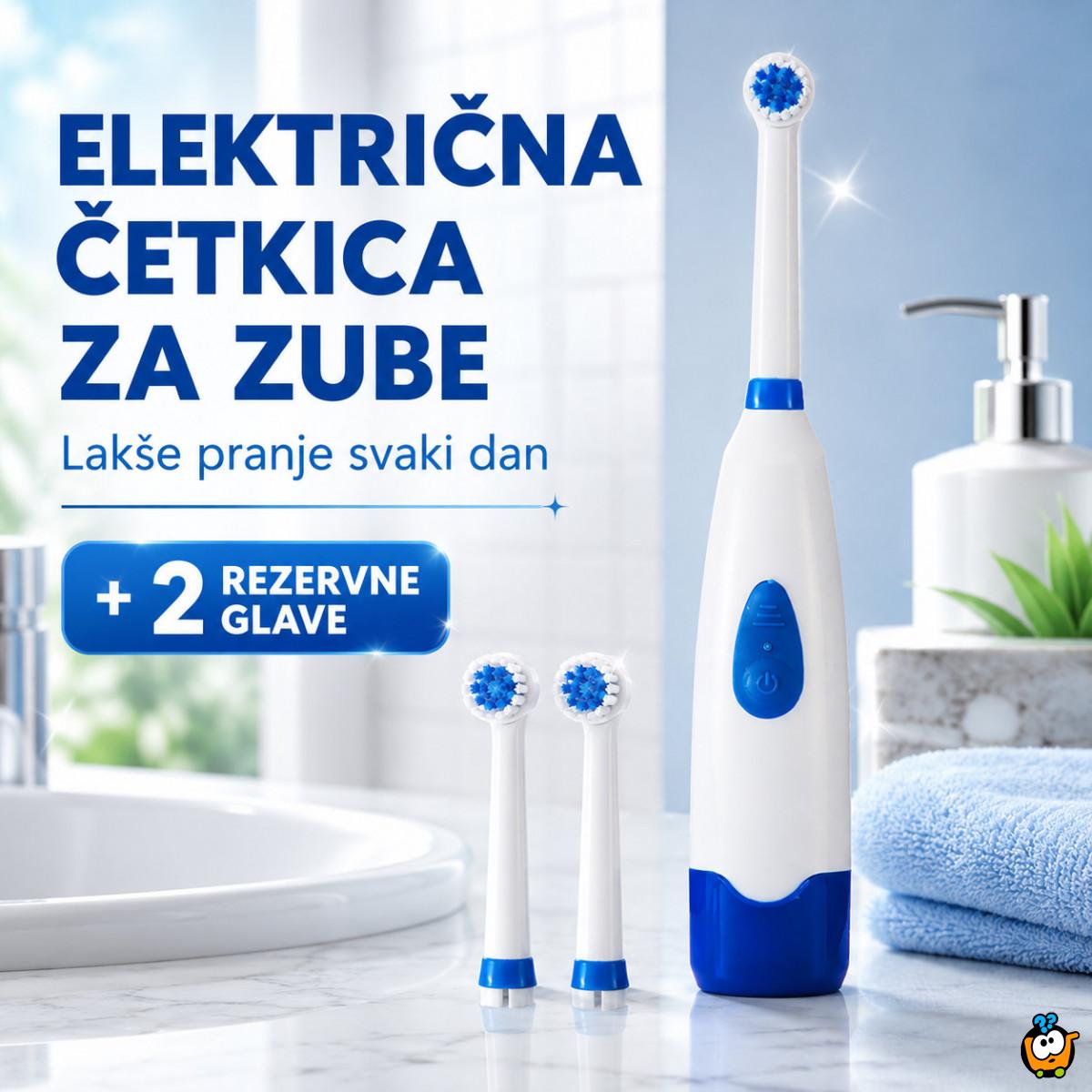 ProWhite električna četkica za lakše pranje zuba + 2 nastavka