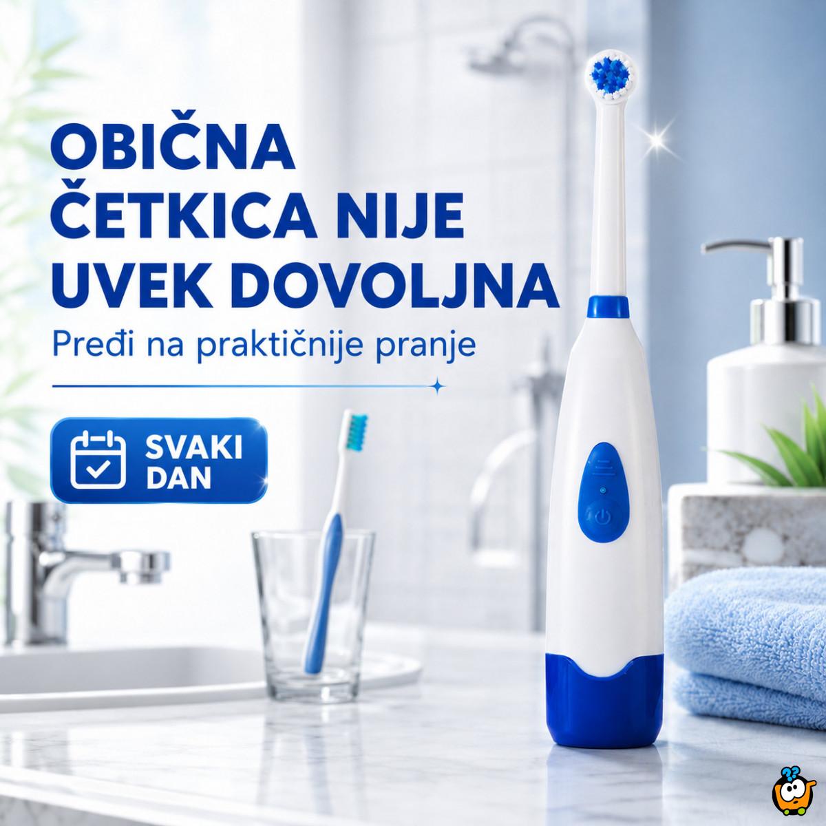 ProWhite električna četkica za lakše pranje zuba + 2 nastavka