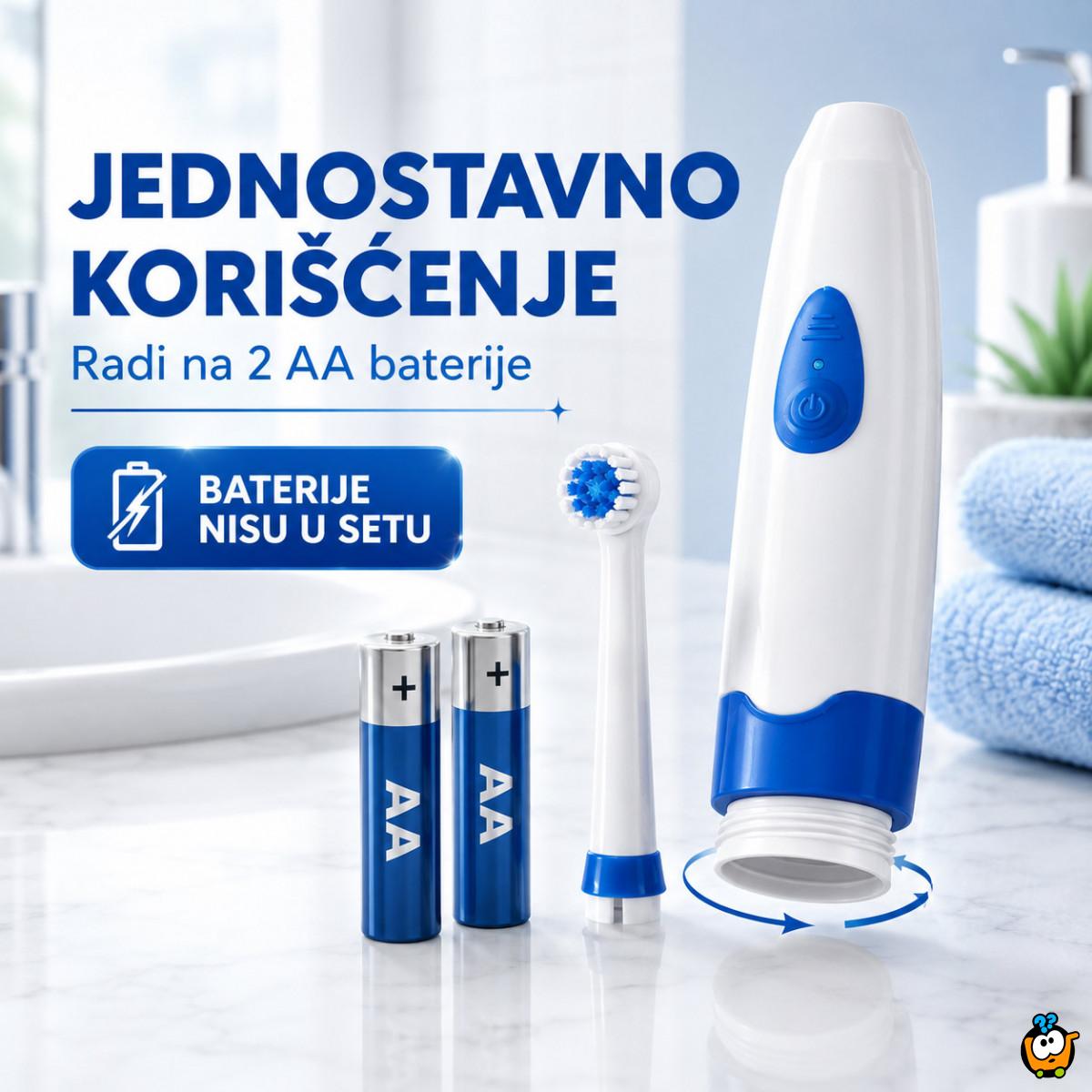 ProWhite električna četkica za lakše pranje zuba + 2 nastavka