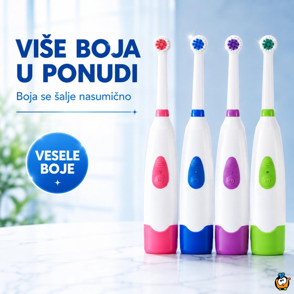 ProWhite električna četkica za lakše pranje zuba + 2 nastavka