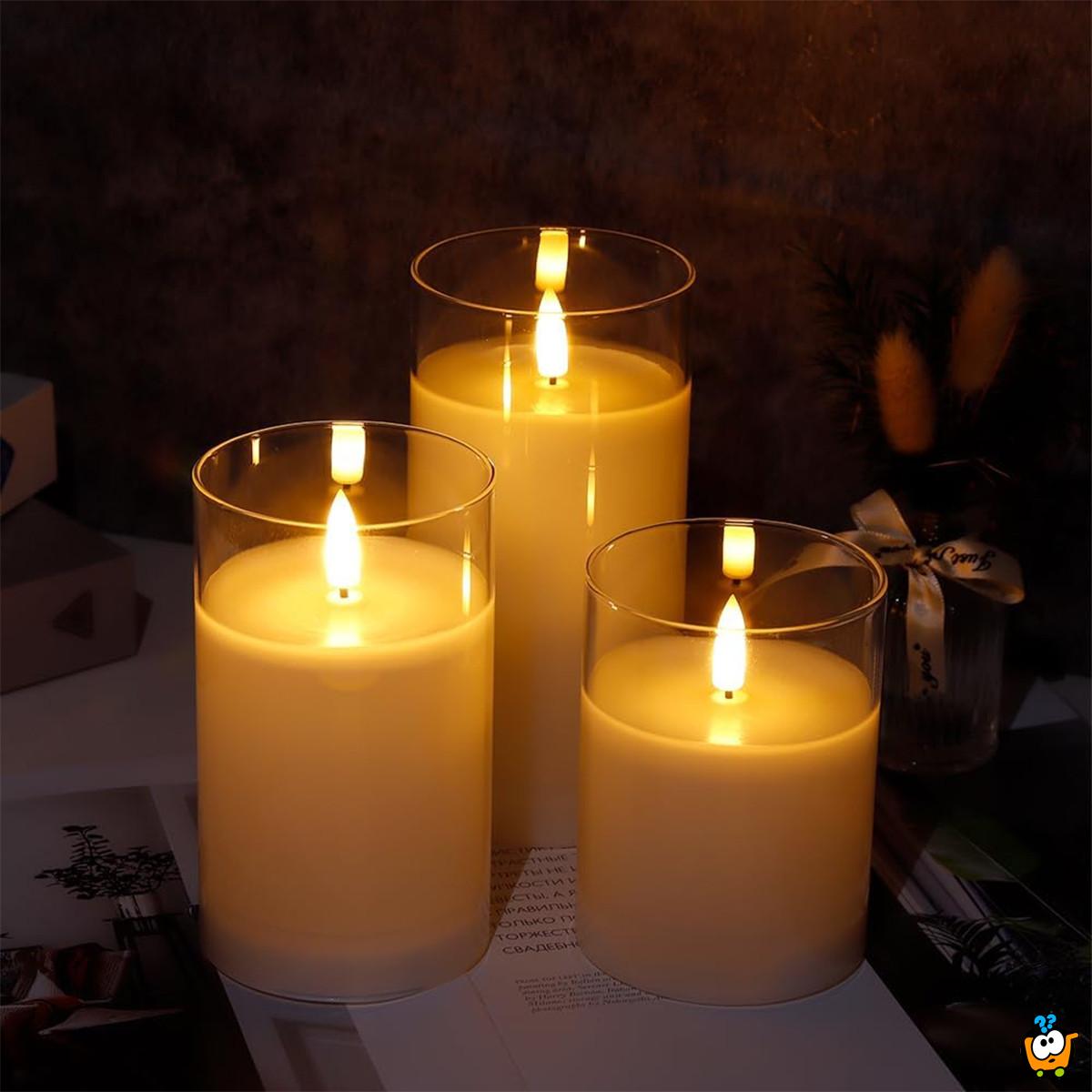 Candle harmony - Dekorativni set od 3 LED sveće na baterije