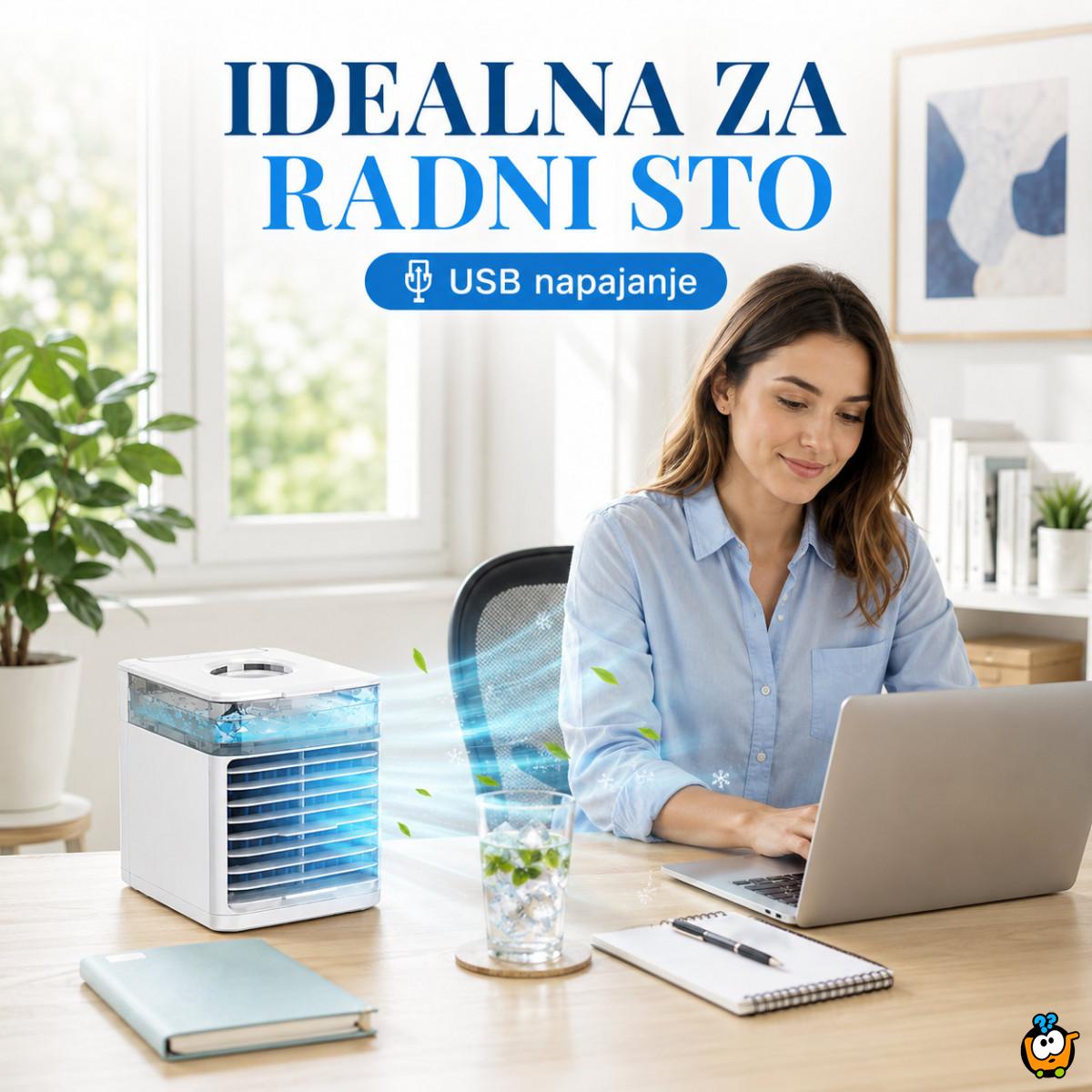 Mini prenosiva klima za osveženje – rashladi svoj kutak za par trenutaka