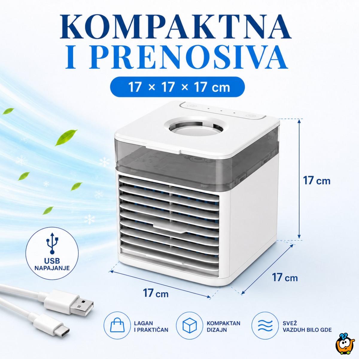 Mini prenosiva klima za osveženje – rashladi svoj kutak za par trenutaka