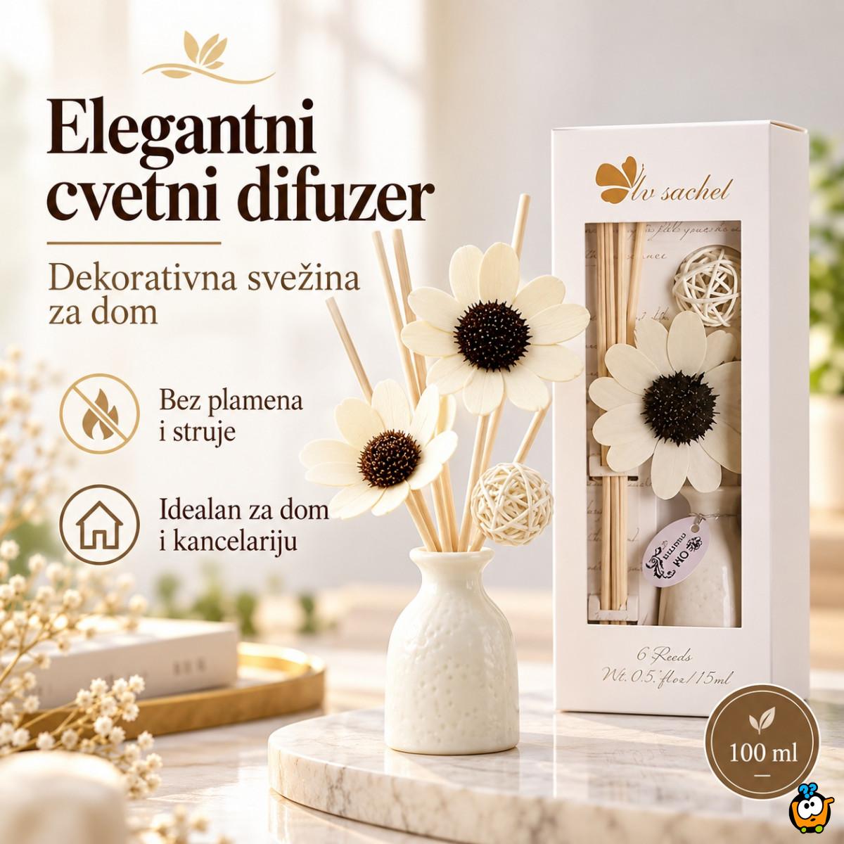 Elegantni cvetni difuzer za dom pun svežine