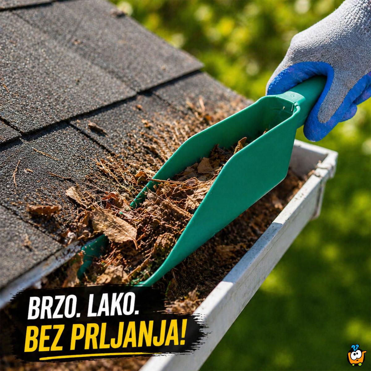 Lopatica za brzo i lako čišćenje oluka – bez prljanja ruku