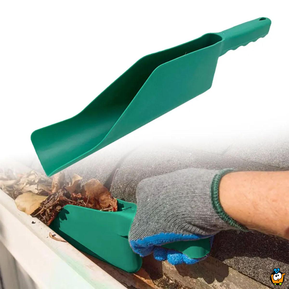 Ergonomska lopatica za efikasno čišćenje oluka