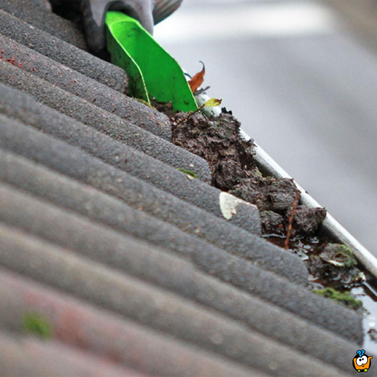 Ergonomska lopatica za efikasno čišćenje oluka