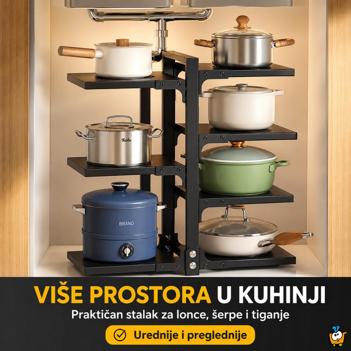 VERTIKO Pot Stand - podesivi stalak za tiganje i šerpe