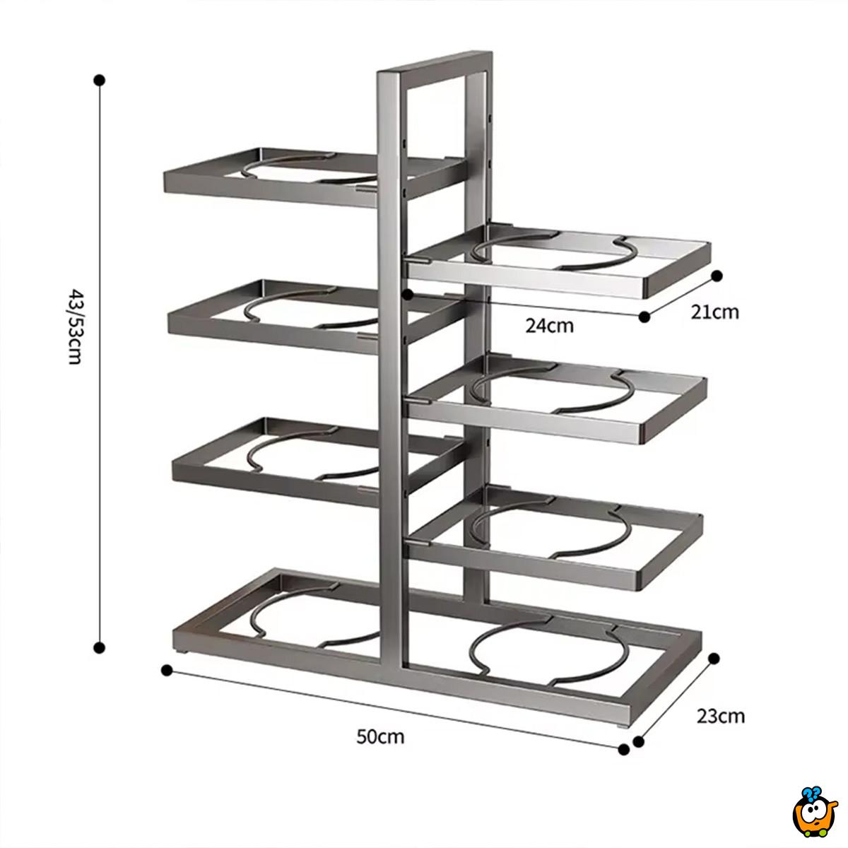 VERTIKO Pot Stand - podesivi stalak za tiganje i šerpe