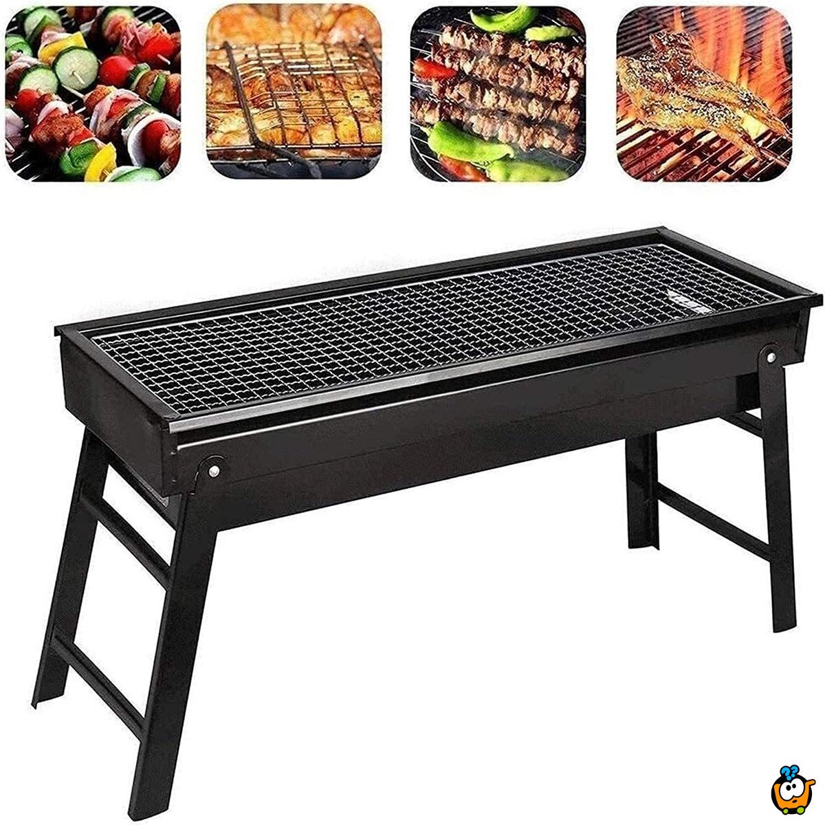 Sklopivi prenosivi roštilj za uživanje napolju