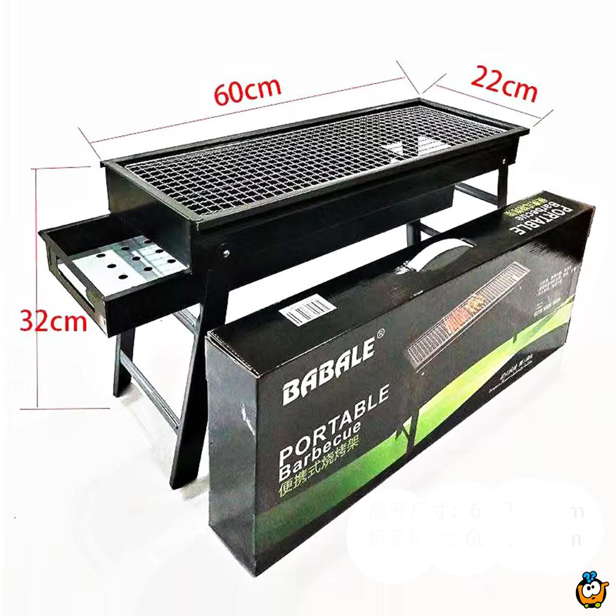 Sklopivi prenosivi roštilj za uživanje napolju