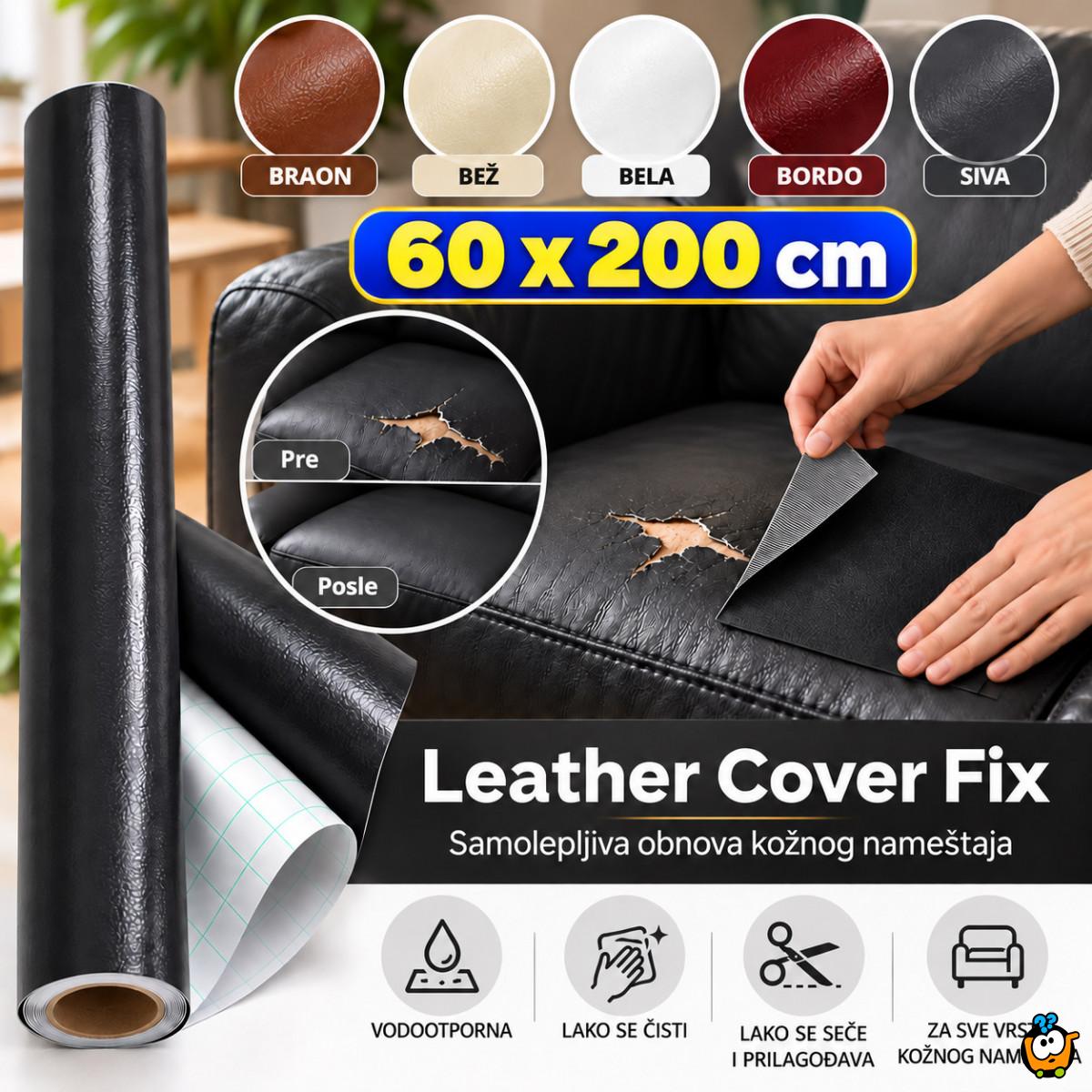 Leather Cover Fix - samolepljiva obnova kožnog nameštaja  60cm × 200cm