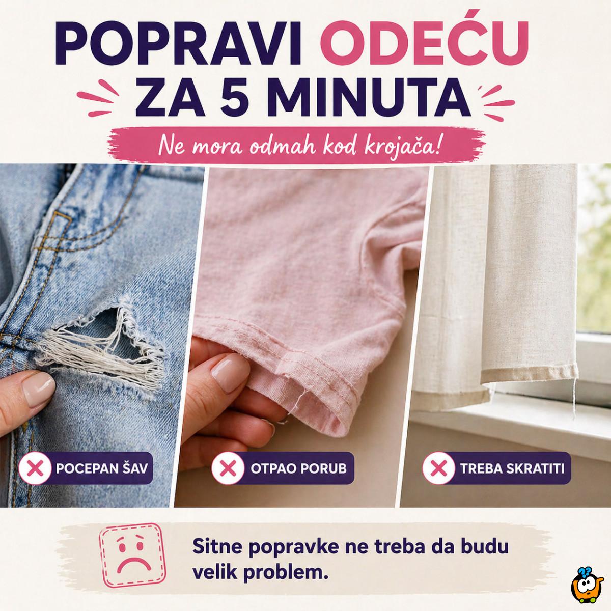 Mini šivaća mašina za brze popravke odeće – 2 brzine