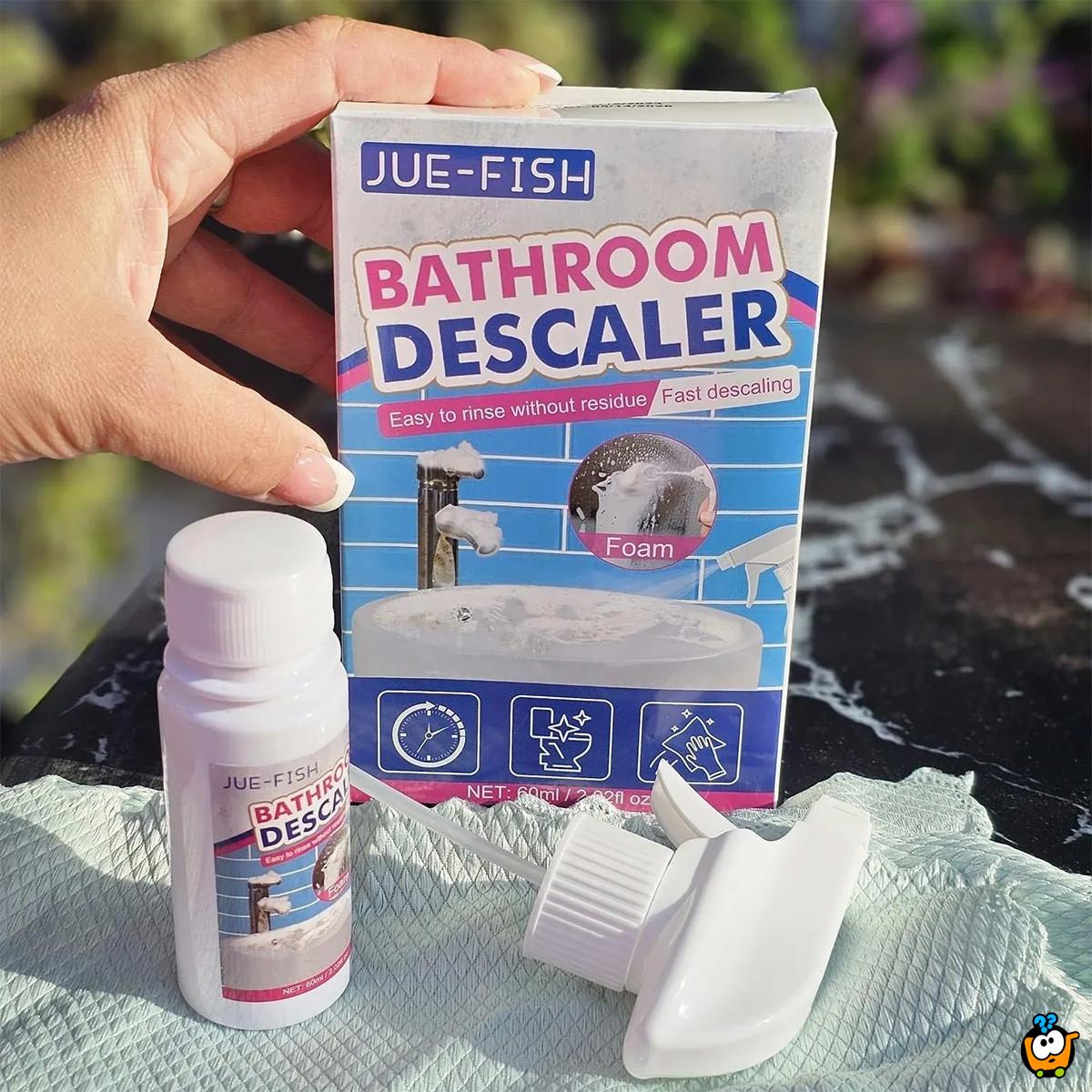 Prirodni čistač za kupatilo – snažna pena za uporne mrlje