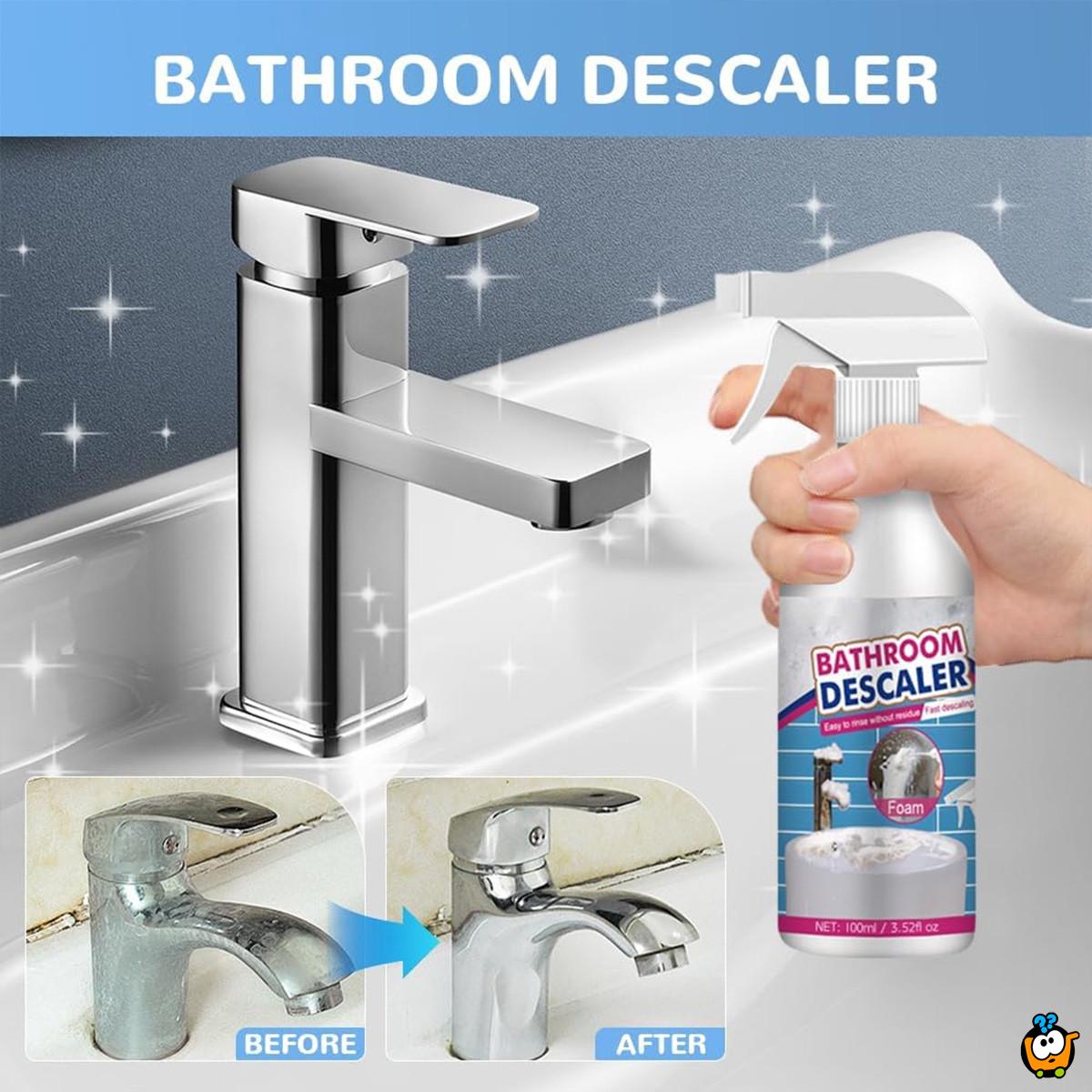 Prirodni čistač za kupatilo – snažna pena za uporne mrlje