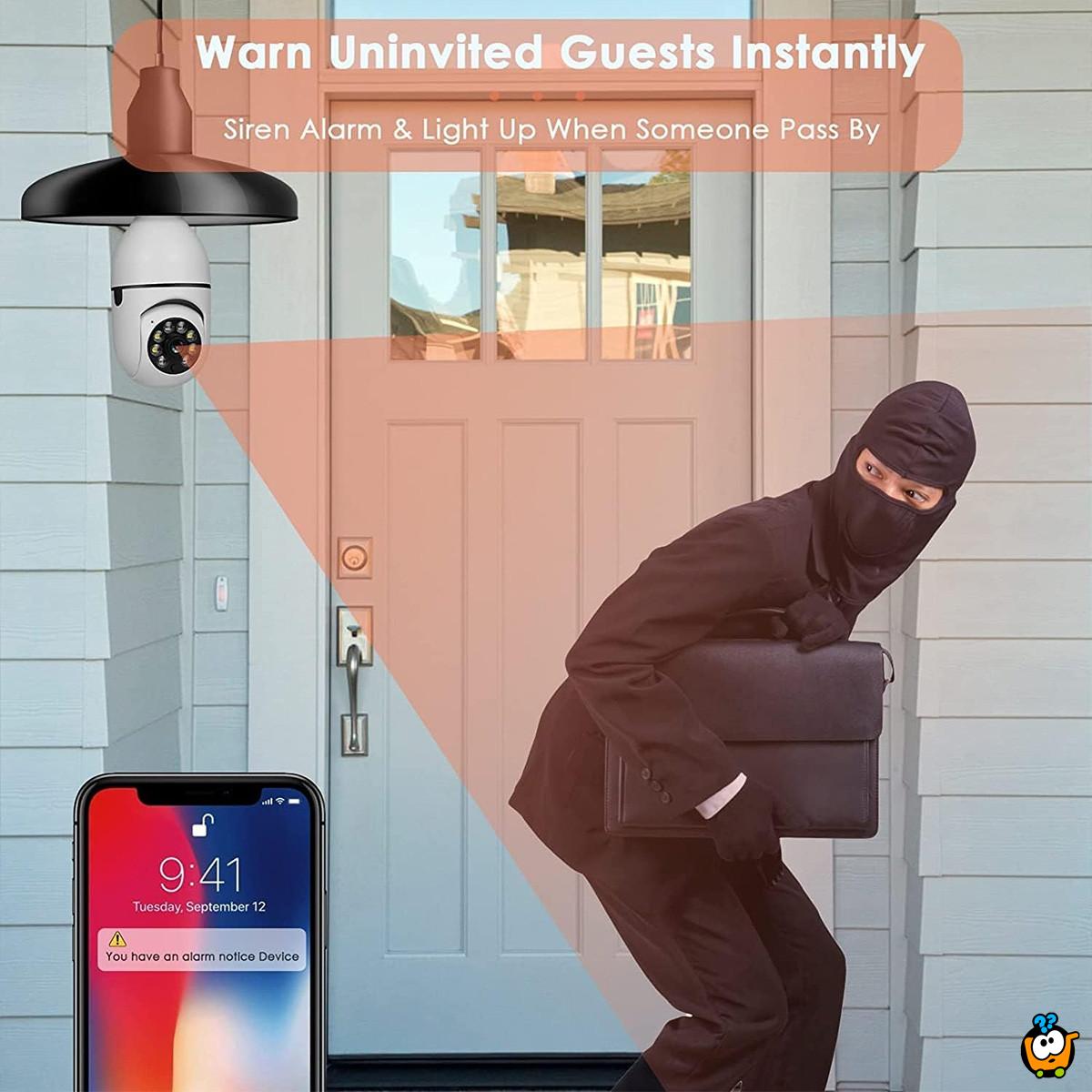 Smart Bulb - WiFi sigurnosna kamera u obliku sijalice