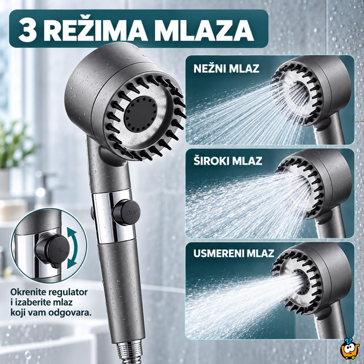 Smart Hydro Tuš glava za kupatilo sa podesivim mlaznicama