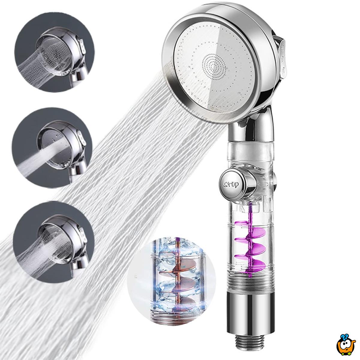 Turbo  charged shower - Tuš glava sa filterom i pojačanim pritiskom