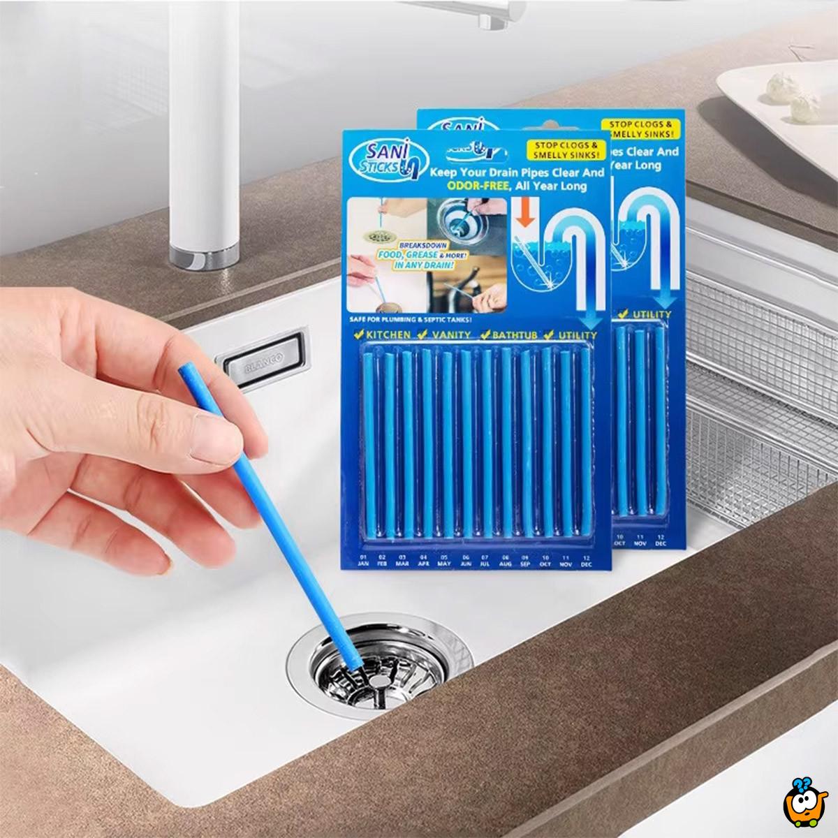 Sani sticks - Magični štapići za čišćenje slivnika i odvoda