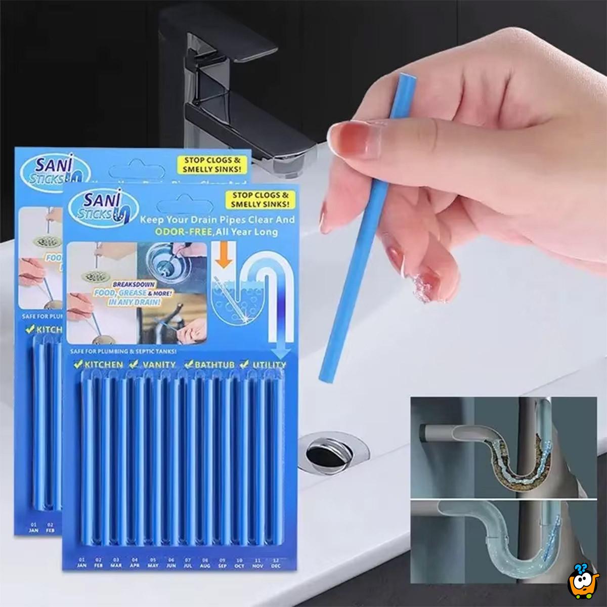 Sani sticks - Magični štapići za čišćenje slivnika i odvoda